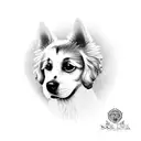 dog lover tattoo design idea