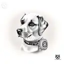 dog lover tattoo design idea