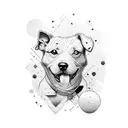 dog lover tattoo design idea