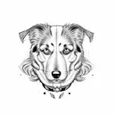 dog lover tattoo design idea