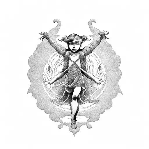 cherub tattoo design idea