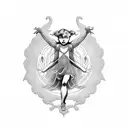 cherub tattoo design idea