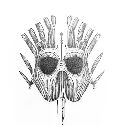 Freddy Krueger Glove tattoo design idea