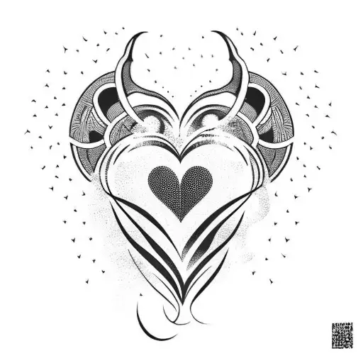 Crying Heart tattoo design idea