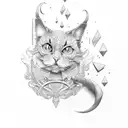 pastry tools tattoo design idea