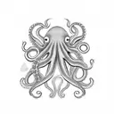 Octopus tattoo design idea