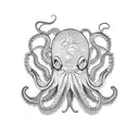Octopus tattoo design idea