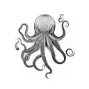 Octopus tattoo design idea