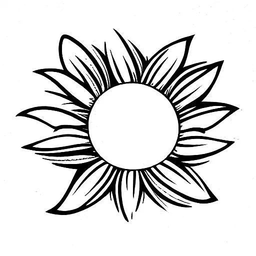 sol key which is also a flower tattoo design idea