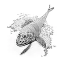 scuba friends tattoo design idea