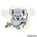 koala bear, monkey , tree tattoo design idea