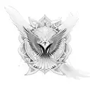 Phoenix and Persepolis tattoo design idea