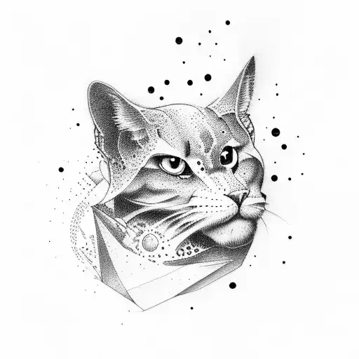 Darkness thoughts Stuttering tattoo design idea