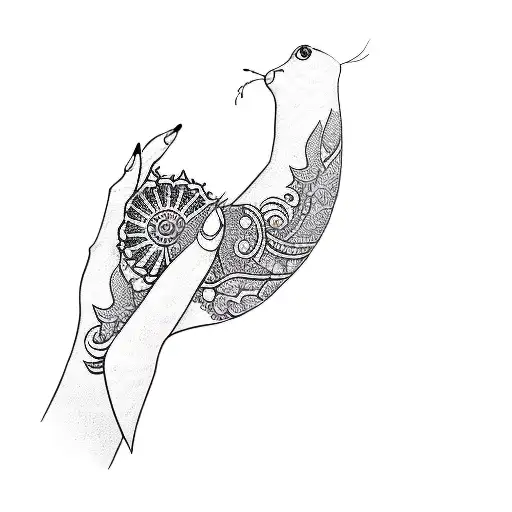 henna tattoo tattoo design idea