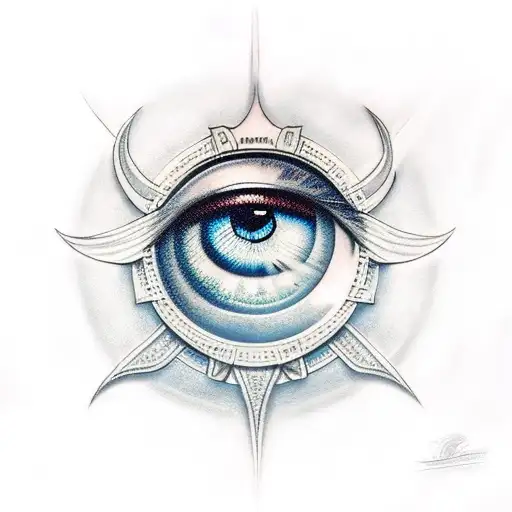 eye of horus  tattoo design idea