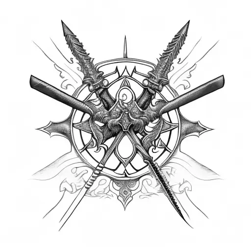 berserk sword tattoo design idea