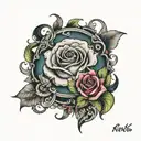 Romans 8:18 tattoo design idea