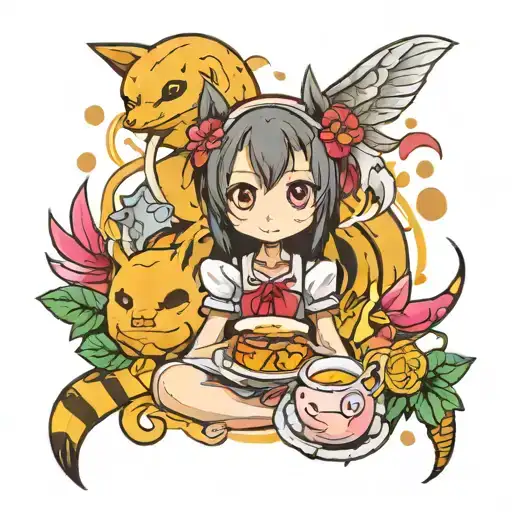 Madoka Magica  Curry tattoo design idea