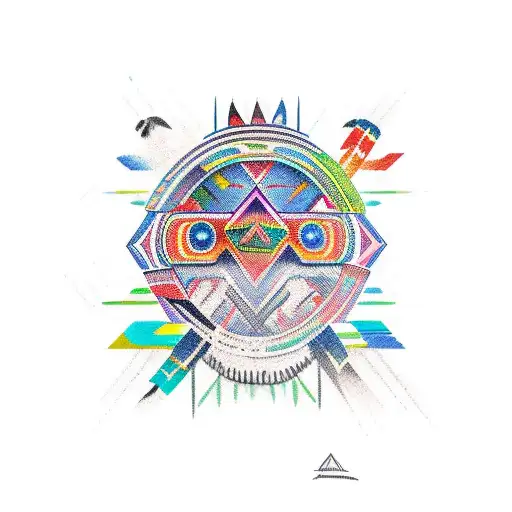 indigenous tattoo design idea