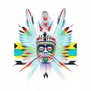 indigenous tattoo design idea