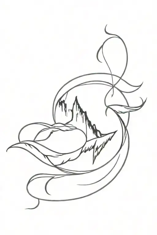free spirit tattoo design idea