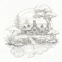 take me to the lakes where all the poets died. i will go to secret gardens in my mind. people need a key to get to. only tattoo design idea