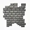 brick wall  tattoo design idea