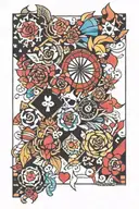 patchwork sleeve tattoo design idea