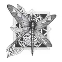dragonfly tattoo design idea
