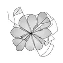 5 leaf clover tattoo design idea