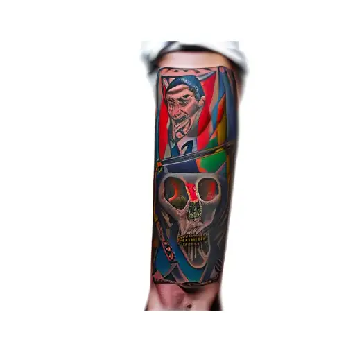risk taker tattoo design idea