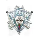 Witcher sword  tattoo design idea