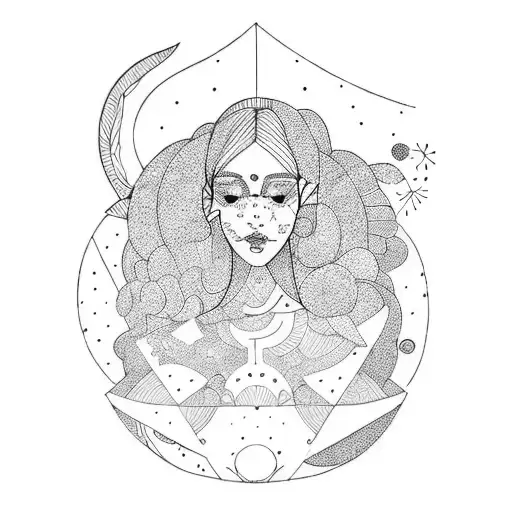 woman self love tattoo design idea