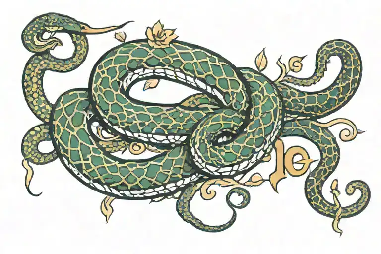 "Join or die" snake with the word join over it the word or next to join and the word die under it tattoo design idea