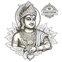 lord murugan tattoo design idea