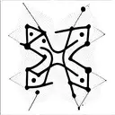 LSD molecule tattoo design idea