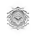 symbol of vulnerability and survival  tattoo design idea