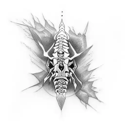 Spine tatto tattoo design idea