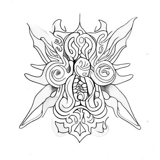 Spine tatto tattoo design idea