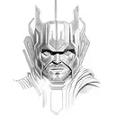 Thor full art tattoo design idea