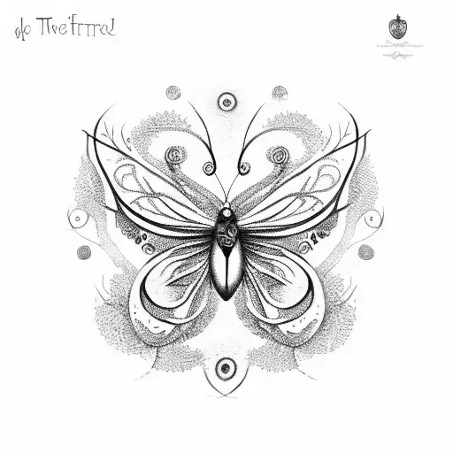 tree of life with butterfly tattoo design idea