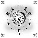 clock she asked me if I knew that yes meant I could have her heart, I said yes! tattoo design idea