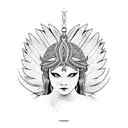 angel tattoo design idea