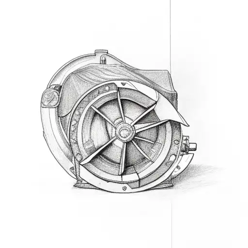 cannon ae1 with film coming out of the back and wrapping around forearm  tattoo design idea