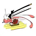 samurai shrimp gun  tattoo design idea