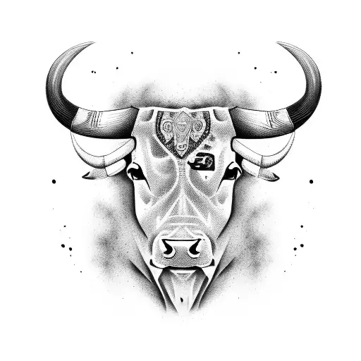 bull rider tattoo design idea