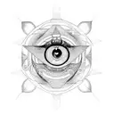 Evil Eye tattoo design idea