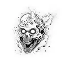 Sandman looking like a zombie  tattoo design idea