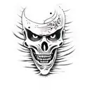 Sandman looking like a zombie  tattoo design idea