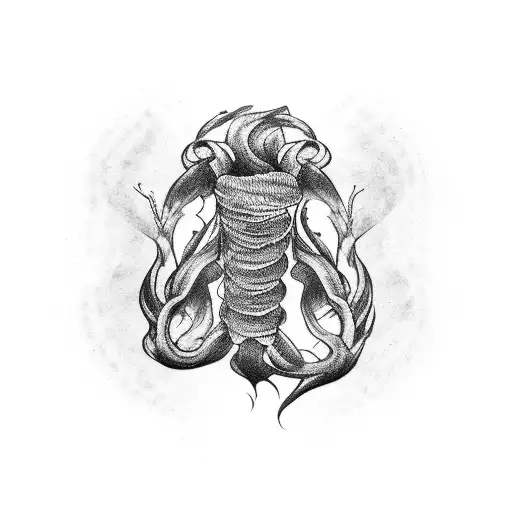 ribs tattoo design idea